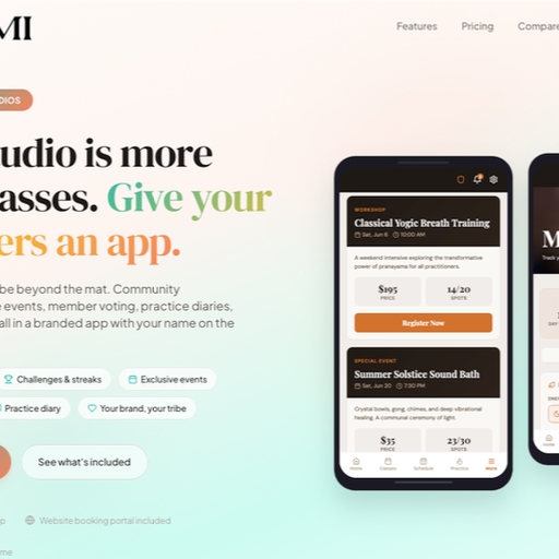 LUMI - Yoga Studio Management Software