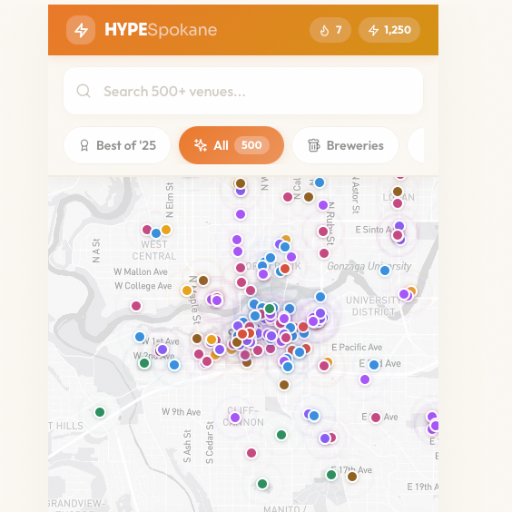 Hype Spokane - Local Entertainment App
